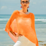 AF1501OR LIGHTWEIGHT SHEER PONCHO