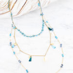 AY1401BLU DELICATE LAYERED NECKLACE