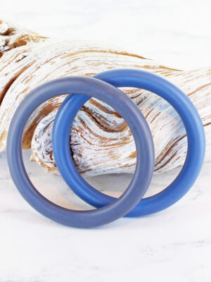 BB1303BLU SET/2 TONAL RESIN BANGLES