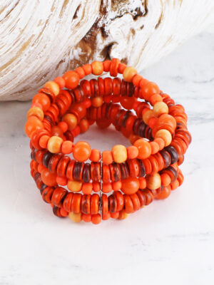 BB6404OR ELASTICATED MULTI-STRAND BRACELET