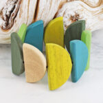 FB1408GN ELASTICATED HALF MOON BRACELET