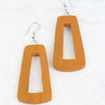 FB1409MU WOODEN "KASANDRA" EARRING