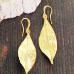 GP469 LEAF EARRING [GOLD PLATE]