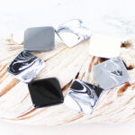 JP1303BW ELASTICATED MARBLED RESIN BRACELET