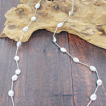 KH1503S LONG OVAL DISC NECKLACE