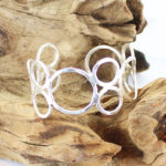 KH1821S BEATEN OPEN RING CUFF