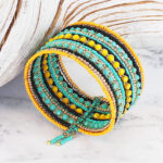 LB1311 MIXED BEAD CUFF