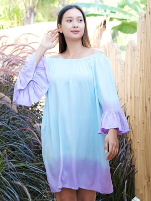 LS1311PU OMBRE TOP (OR SHORT DRESS)