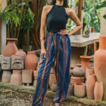 LS6402P ABSTRACT BALI TROUSERS