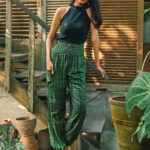 LS6404GN TIE DYE BALI TROUSERS