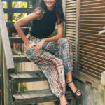 LS6404GY TIE DYE BALI TROUSERS