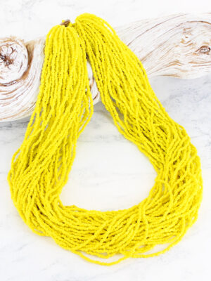 MD1205Y MULTI-SRAND BEADED NECKLACE (SINGLE COLOUR)