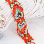 MD1306B BEADED WRAP BRACELET