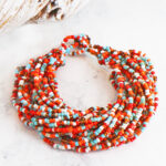 MD1403OR MULTI-STRAND BEADED BRACELET