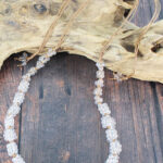 NB1402NT LONG GLASS BEAD CLUSTER NECKLACE