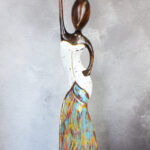 NN6301M WOODEN ABSTRACT FIGURE