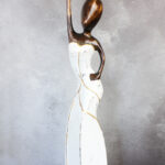 NN6301W WOODEN ABSTRACT FIGURE