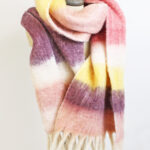 .PK6301 SOFT RECYCLED POLYESTER SCARF (40 x 180cm) - PINK MIX