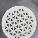 PY6105W LARGE ROUND CARVED PLAQUE (40cm Diam)