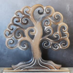 PY6100N STANDING WOODEN TREE (30cm Tall)