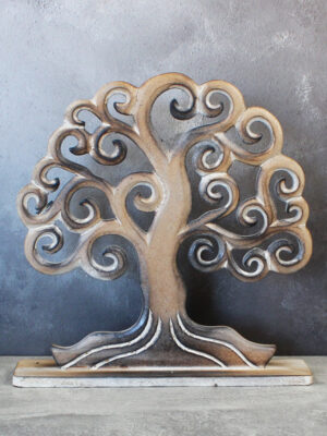 PY6100N STANDING WOODEN TREE (30cm Tall)