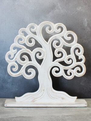 PY6100W STANDING WOODEN TREE (30cm Tall)