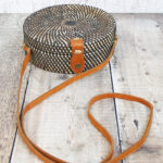 RN1501BM ROUND BASKET BAG WITH BATIK FABRIC LINING