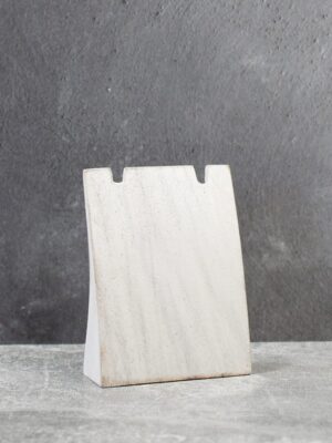 EL1004W SMALL WOODEN EARRING BLOCK (6CM)