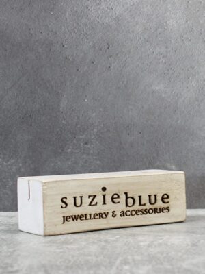SBBB SUZIE BLUE BRANDED BLOCK / POSTCARD HOLDER