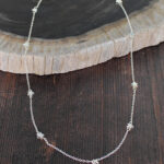 SP401S DELICATE STAR NECKLACE ON CHAIN [SILVER-PLATE]