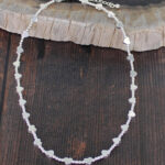 SP402H SIMPLE SINGLE STRAND HEART NECKLACE [SILVER-PLATE]