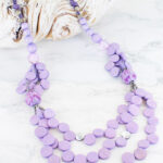 .UJ1419 MULTI-STRAND DISC NECKLACE